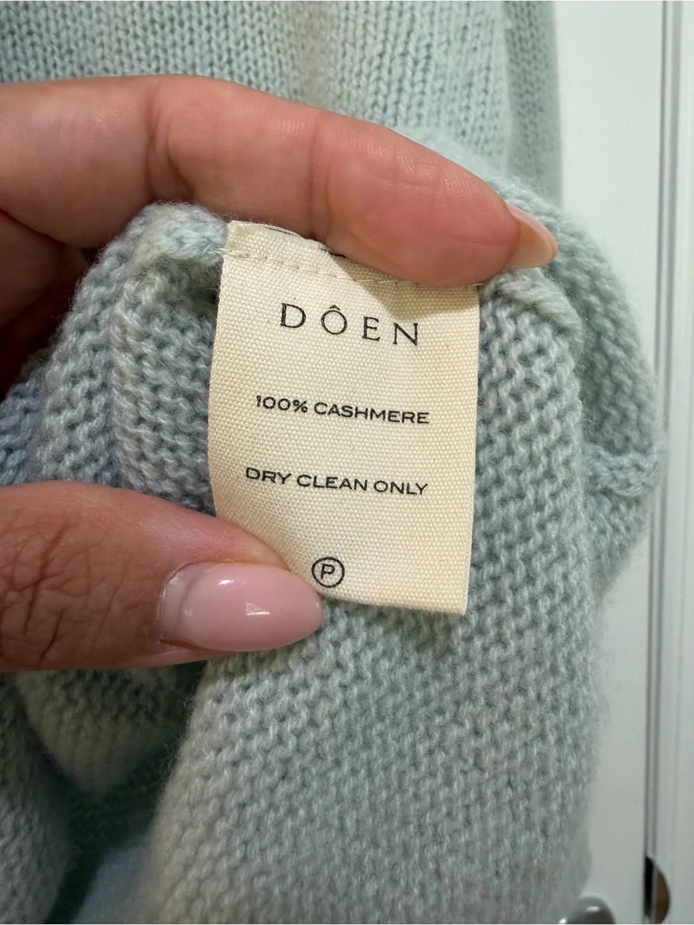 Doen Pale Blue Crewneck Sweater - Picture 5 of 10